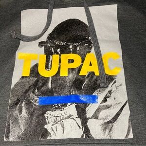 2 PAC Tupac Amaru Shakur Pull Over Hoodie Sweatshirt Size Small